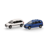 Herpa 013932 , MiniKit Opel Zafira , 2 szt. biały i niebieski, Skala 1:87